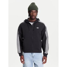 adidas Суитшърт adicolor Spacer JX1507 Черен Loose Fit