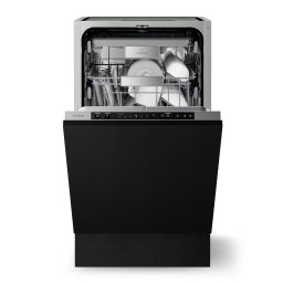 Klarstein Velaire вградена съдомиялна машина (45 см) | Практичен минимализъм и мощност (DSM-KL-VL-DW-45cm-FI)