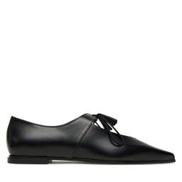 Обувки Max Mara Laceup 2524526111600 Черен