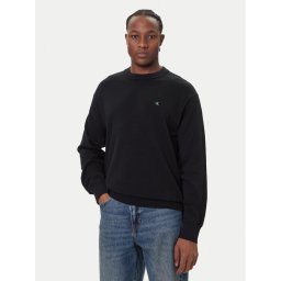 Calvin Klein Jeans Пуловер LV04RC309G Черен Regular Fit