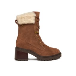 Tommy Hilfiger Зимни обувки Th Shearling Lace Up Boot FW0FW08999 Кафяв