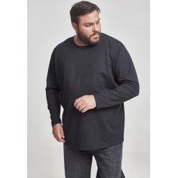 Black Stretch Terry Long Sleeve