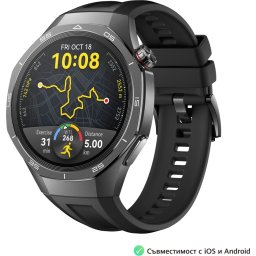 Часовник Huawei Watch GT5 Pro Vili-B29F, Titanium Black