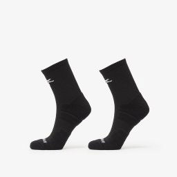 Bandit Cushion Run "Sunburst" Quarter Socks 2-Pack Black/ White M/L