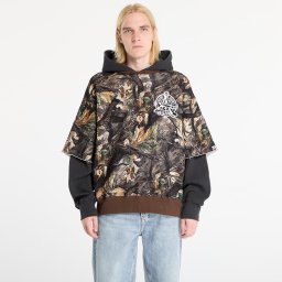 Суитшърт A BATHING APE Tree Edge Camo Layered Pullover Hoodie UNISEX Brown S