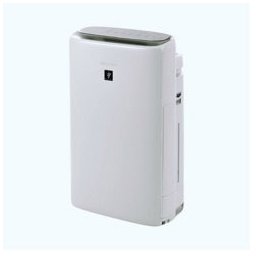 Пречиствател на въздух Sharp KI-N42EU-L, 30W, 2.7 l резервоар, подходящ за помещения с площ до 28m², HEPA филтър, воден филтър, бял
