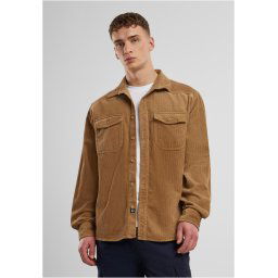 Corduroy Classic Long Sleeve Camel Shirt