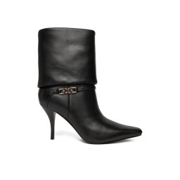 Guess Боти FLFNXX LEA10 Черен
