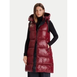 Save The Duck Жилетка за костюм D80302W LOVE21 Бордо Regular Fit