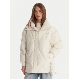 Guess Зимно яке V5BL13 WHHZ2 Екрю Regular Fit