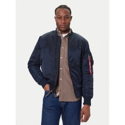 Alpha Industries Яке бомбър Ma-1 Vf 59 Long 168100 Тъмносин Slim Fit