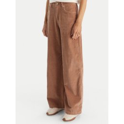Roxy Текстилни панталони ERJNP03678 Кафяв Regular Fit