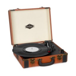 Auna Jerry Lee, ретро грамофон, BT, USB, кафяв (TTS6-TT316)
