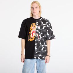 Тениска A BATHING APE City Camo Tiger Shark Relaxed Fit Tee UNISEX Black S