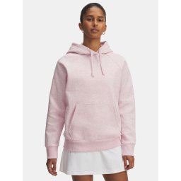 Under Armour UA Rival Fleece Hoodie-PNK - Ladies
