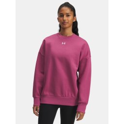 Under Armour UA Rival Fleece OS Crew-RED Women's Sweatshirt - Women's