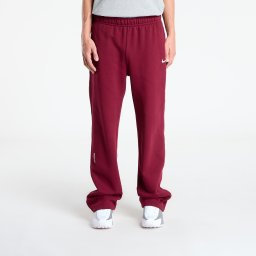 Панталони Nike x NOCTA Fleece CS Open-Hem Sweatpants Dark Beetroot/ Adobe/ Citron Tint XS