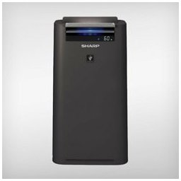 Пречиствател на въздух Sharp KCG50EUH, 33W, 2.5 l резервоар, подходящ за помещения с площ до 41m², HEPA филтър, система Plasmacluster, черен