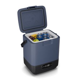 Klarstein Охладител SwiftFrost 12L, 12V-24V/230V, до -20 °C, компресор, 2 нива на мощност, LED дисплей (HEA25-12LPortfr-BL)