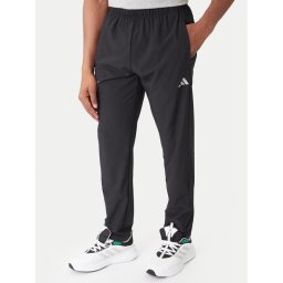 adidas Долнище анцуг Training Essentials Holiday JM5441 Черен Regular Fit