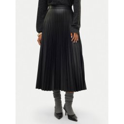 Vero Moda Пола от имитация на кожа Bella Holly 10319036 Черен Regular Fit