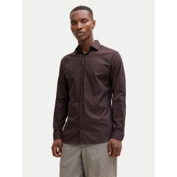 Jack & Jones Риза Parker 12227385 Бордо Slim Fit