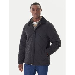 Hunter Преходно яке Ardwell HARM0003252 Черен Regular Fit