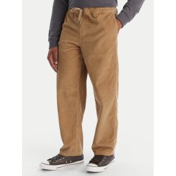 Billabong Текстилни панталони Larry Cord EBYNP00111 Кафяв Regular Fit