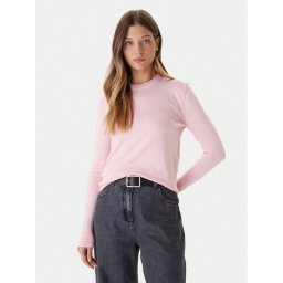 Calvin Klein Пуловер LV044D370G Розов Regular Fit