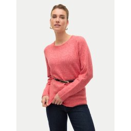 Vero Moda Пуловер Doffy 10201022 Розов Regular Fit