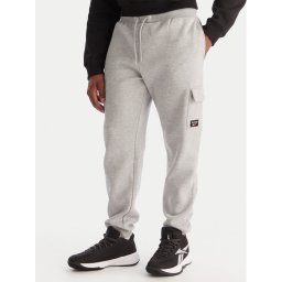 Reebok Долнище анцуг Wada RK25147CCM Сив Regular Fit
