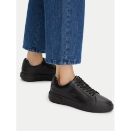 Calvin Klein Сникърси Chunky Cupsole Laceup Lth Wn YW0YW01947 Черен