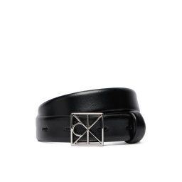 Calvin Klein Дамски колан Emblem Buckle 25Mm Fixed Smooth LV04F7072G Черен
