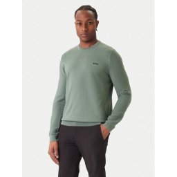 BOSS Пуловер Momentum-X CN 50547507 Зелен Regular Fit