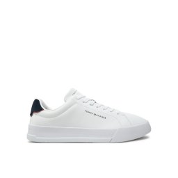 Tommy Hilfiger Сникърси Th Court Lth Detail Ess FM0FM05367 Бял
