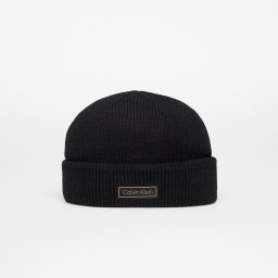 Шапка Calvin Klein Patch Chunky Rib Doc Hat Black Universal