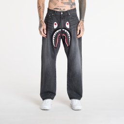 Дънки A BATHING APE Shark Loose Fit 13 Oz Denim Pants UNISEX Black XL
