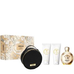 Versace Eros Femme EDP 100 + Body Lotion 100 + Shower Gel 100 + Round Case комплект жени