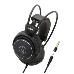 Слушалки Audio-Technica ATH-AVC500, 53мм говорители, 10-25kHz, 106 dB/mW, 3м кабел, 6.3мм адаптер, черни