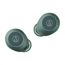 Слушалки Audio-Technica ATH-CKS30TW+, безжични, Bluetooth, до 6.5 часа живот на батерията, зелени