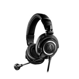 Слушалки Audio-Technica ATH-M50x StreamSet XLR, микрофон, 6.3mm жак, 50 до 20 000 Hz честотен диапазон, 38 ohms, черни