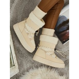 Resti Women's snow boots Quill Haven cream