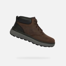 Тъмнокафяви мъжки боти Geox Granito + Grip