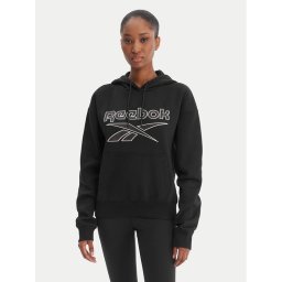 Reebok Суитшърт Cali RK25174CCW Черен Regular Fit