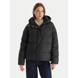 Tommy Hilfiger Пухено яке WW0WW45739 Черен Regular Fit