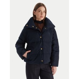 Tommy Hilfiger Пухено яке WW0WW47294 Тъмносин Relaxed Fit