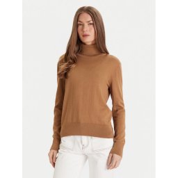 Calvin Klein Поло LV044D371G Кафяв Regular Fit