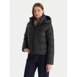 Tommy Hilfiger Пухено яке WW0WW43581 Черен Regular Fit
