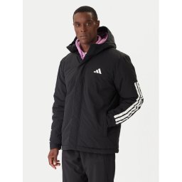 adidas Зимно яке Climawarm 3-Stripes JY8303 Черен Regular Fit