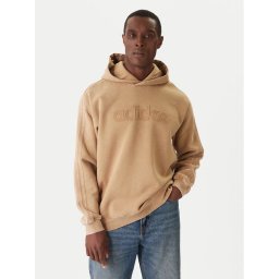 adidas Суитшърт JY2791 Бежов Loose Fit